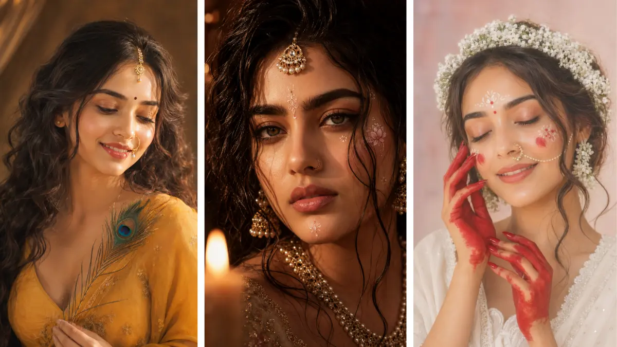 5 Radharani AI Photo Prompts for Girls to Create Ultra-Realistic Traditional Looks