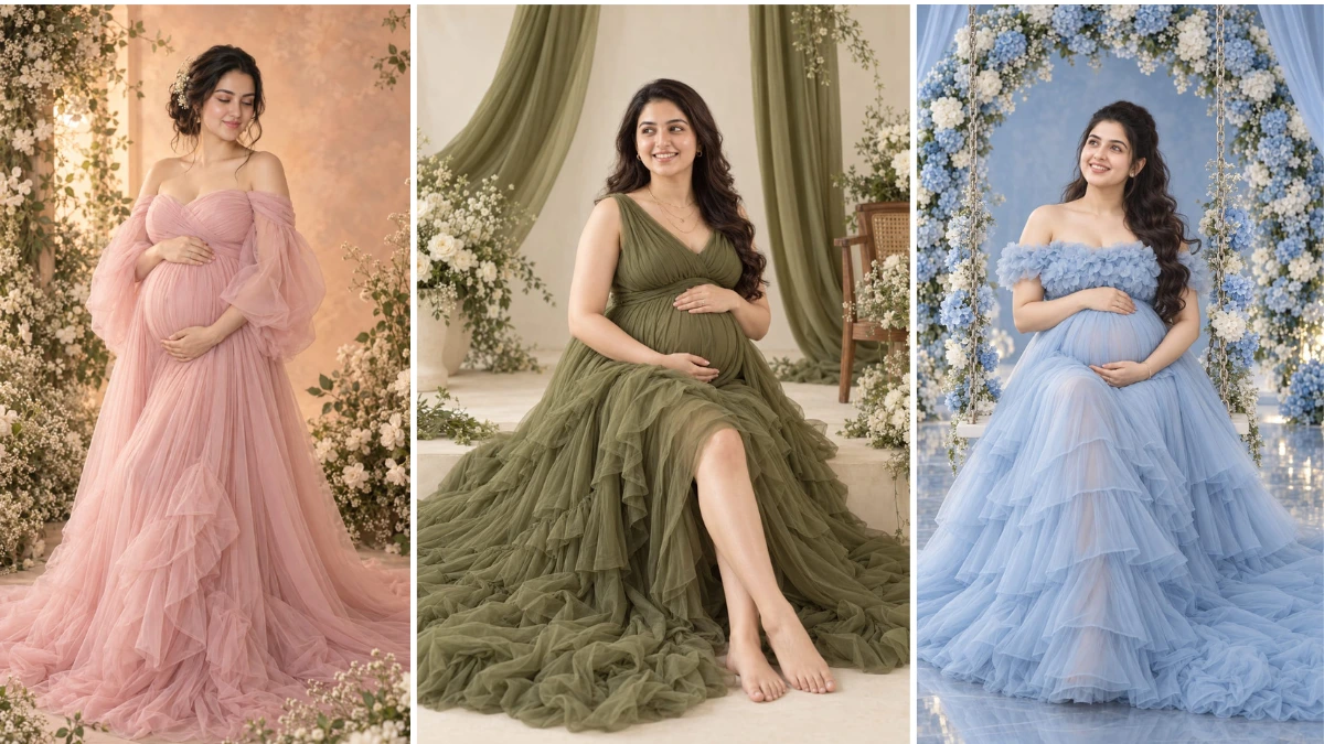 11 Beautiful Maternity Photoshoot Prompts for Dreamy Studio Pictures