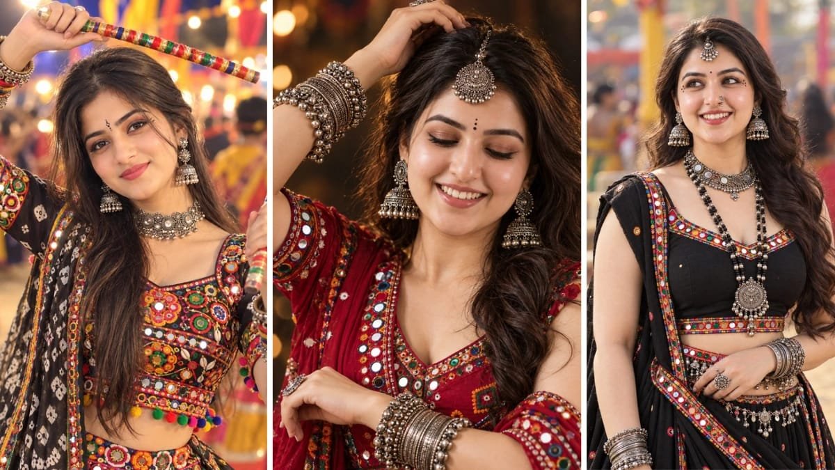 12 Trending Navratri Garba AI Photo Prompts for Girls